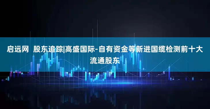 启远网  股东追踪|高盛国际-自有资金等新进国缆检测前十大流通股东